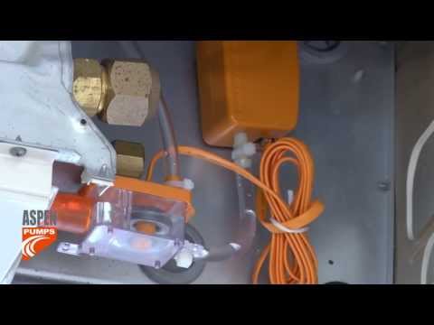 install-of-mini-orange-pump-on-ceiling-unit