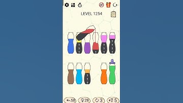 Stage Mistery😱 SortPuz Level 1254 #youtubemisteri #gameshorts #gameplay #gamemisteri #sortpuz #games