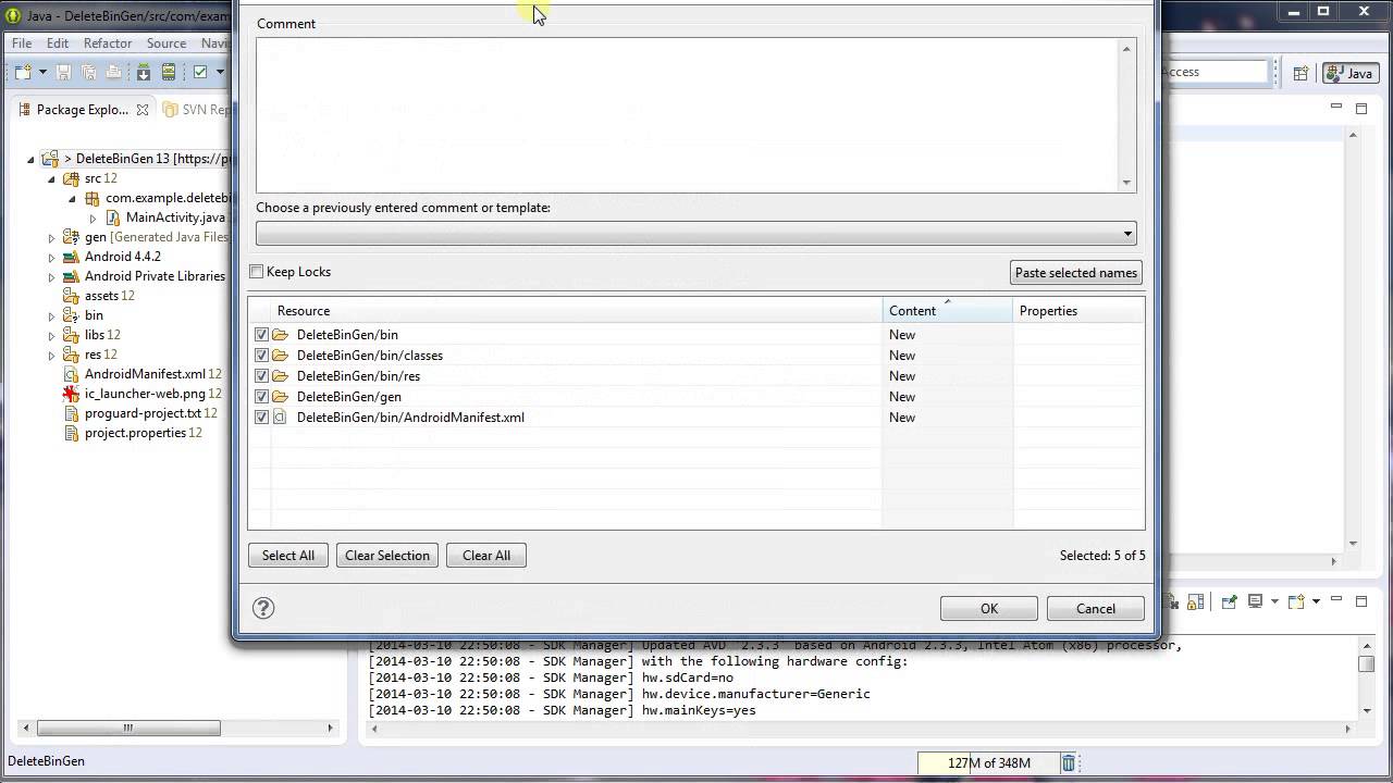 configure svn ignore cmd line configure svn ignore cmd line