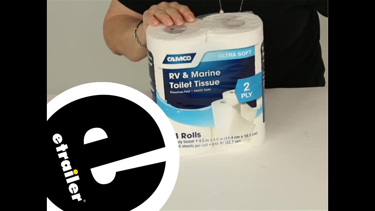 etrailer Camco RV Sewer Toilet Paper CAM40274 Review YouTube