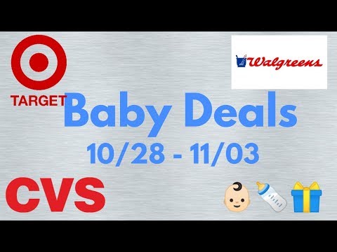 Baby Deals 10/28 – 11/03 | Last Chance to Use Target Coupons!