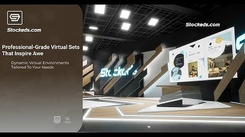 Talkshow WE3R | Unreal Engine Corporate Virtual Set | Integrated With Aximmetry