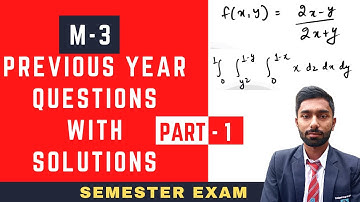 1. PTU M-3 Engineering Mathematics Previous Year Questions || Questions With Solutions || Easy Ways