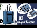 DIY Cara Membuat Tas/Rectangular Backpack Tutorial &amp; Pattern