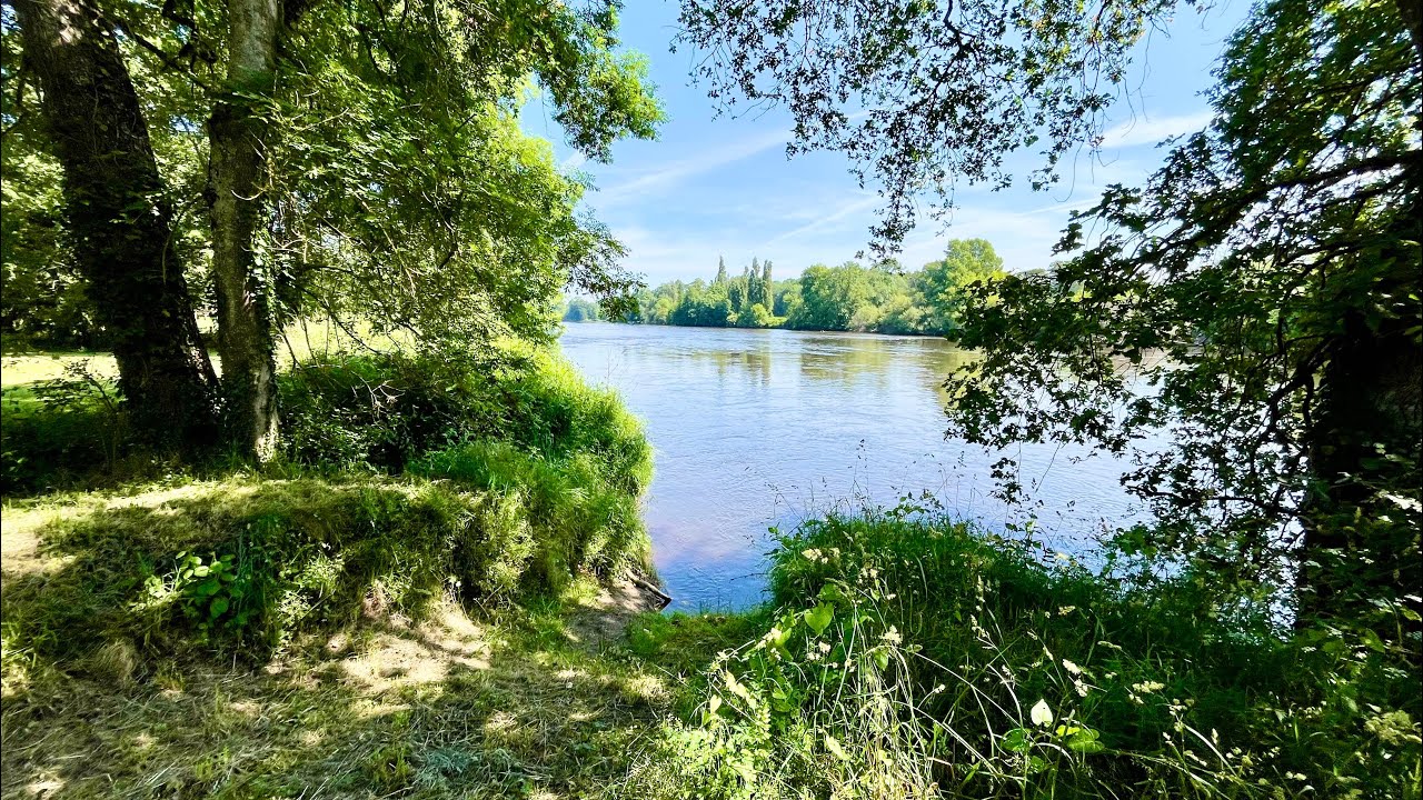 Riverfront House with Lake, France