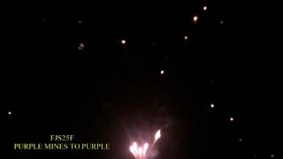 FJS25F PURPLE Веер 1.2 25shots fan cake blue mines to sea blue