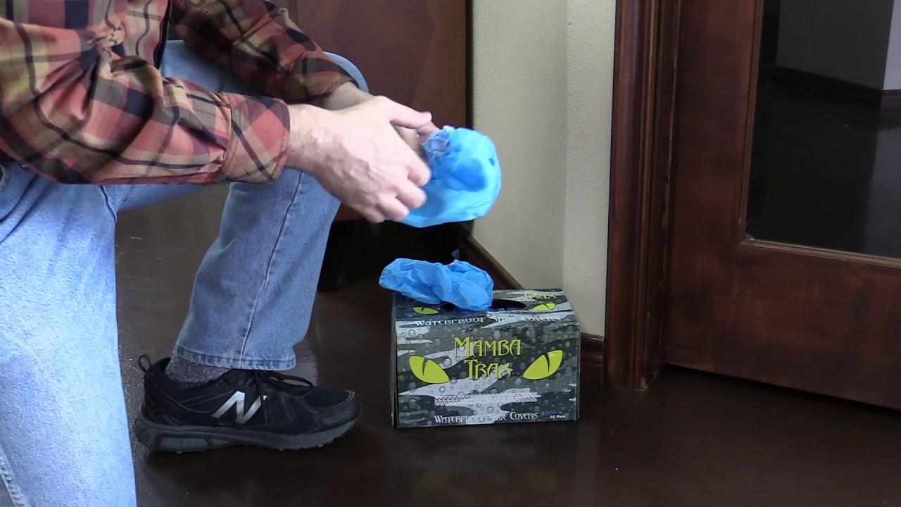 Black Mamba Trax Waterproof Shoe Covers YouTube