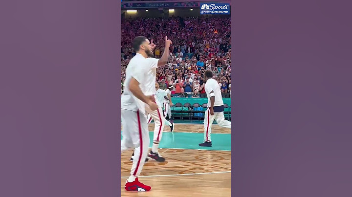 Steph Curry leads Team USA out of the tunnel for warmups in first Olympics game 🤩 | NBC Sports Ba
