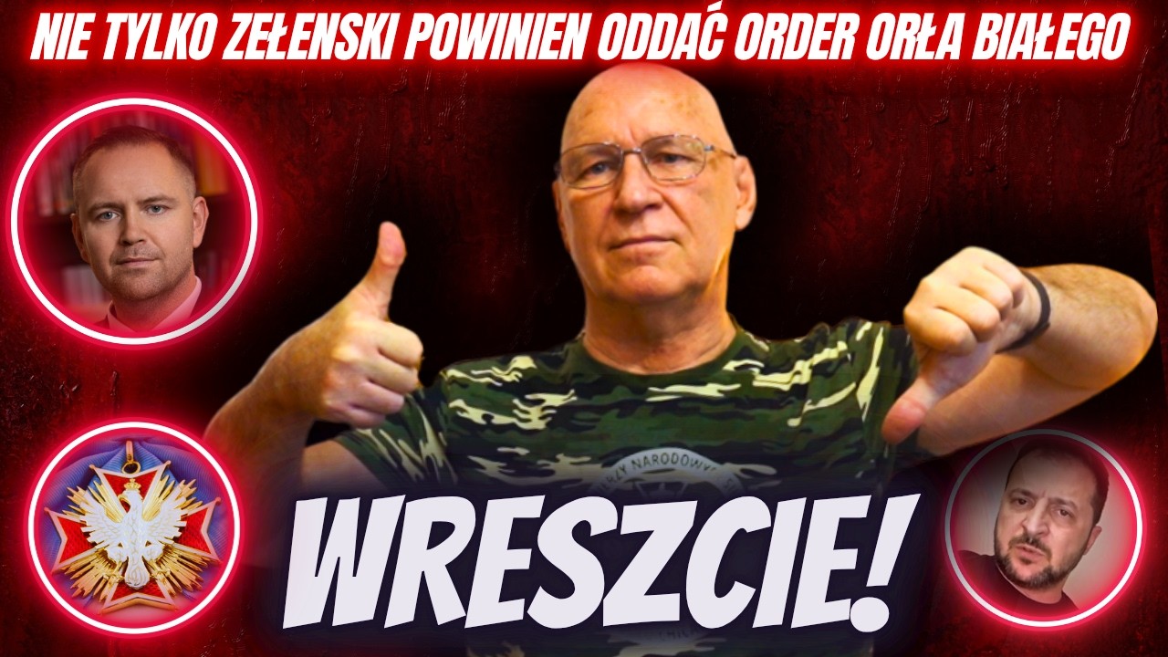 POWÓD ODEBRANIA ORDERU PREZYDENTOWI UKRAINY TO KLUCZOWA SPRAWA. ŚWIAT DOWIEDZIAŁ SIĘ, O CO CHODZI