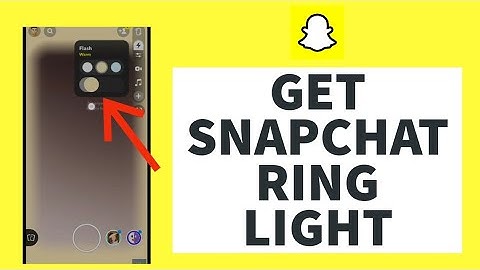 How To Get Ring Light Feature On Snapchat (2023)