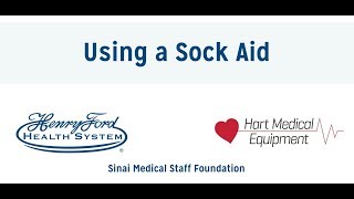 How to Use a Sock Aid