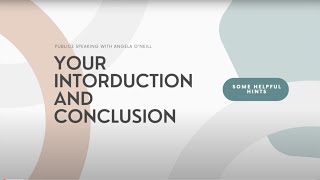 Public Speaking: A Lesson in Introductions and Conclusions