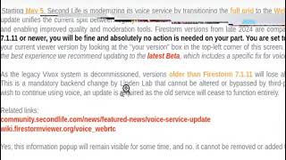 Update: Second Life and Firestorm has totally messed up BIG TIME part 2