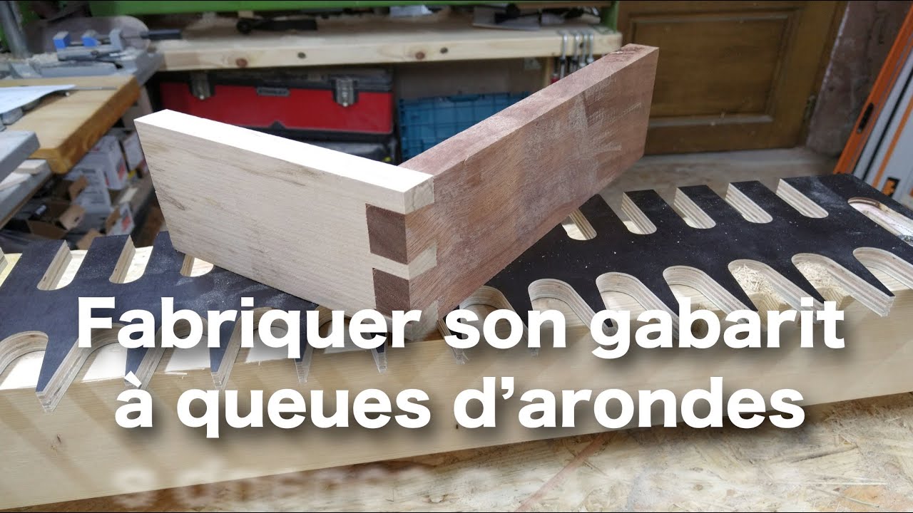 Technique de menuiserie : fabrique ton gabarit à queue d'aronde