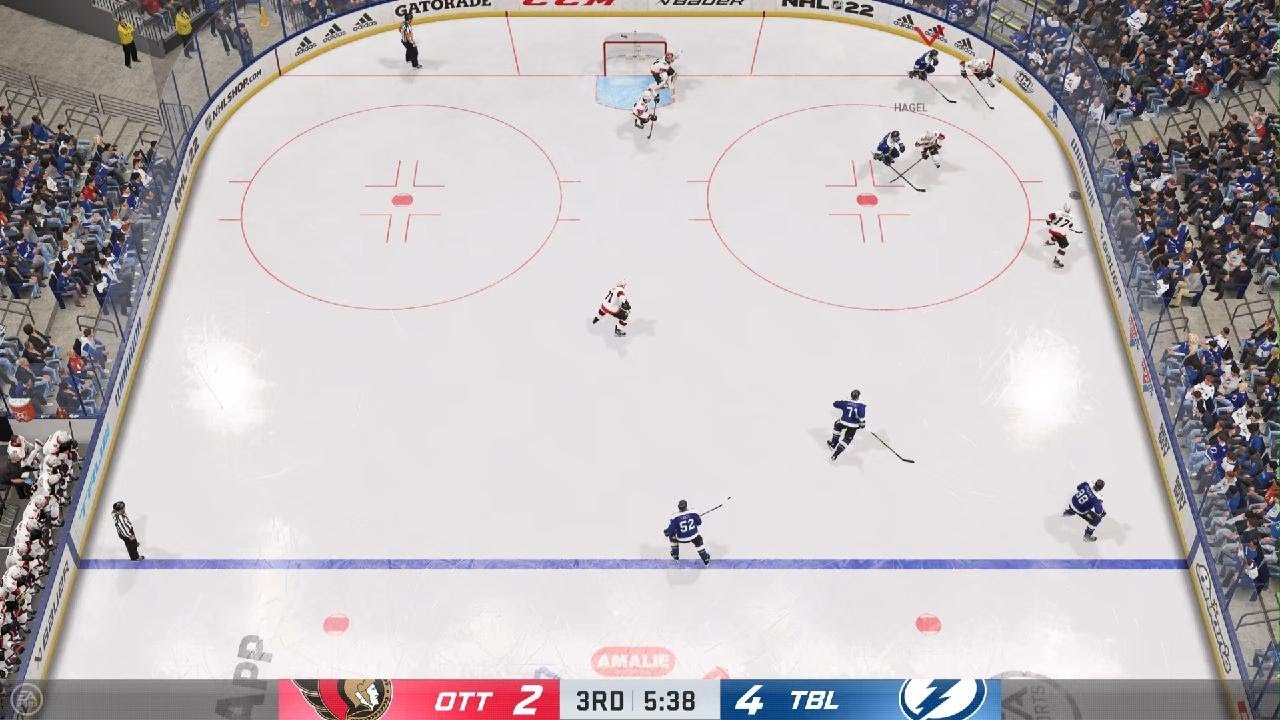 Player Mysteriously Pulled Away From Puck - NHL 22 Glitch