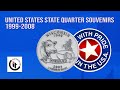 United states state quarter magnet classic magnets full set collectible souvenirs 19992008