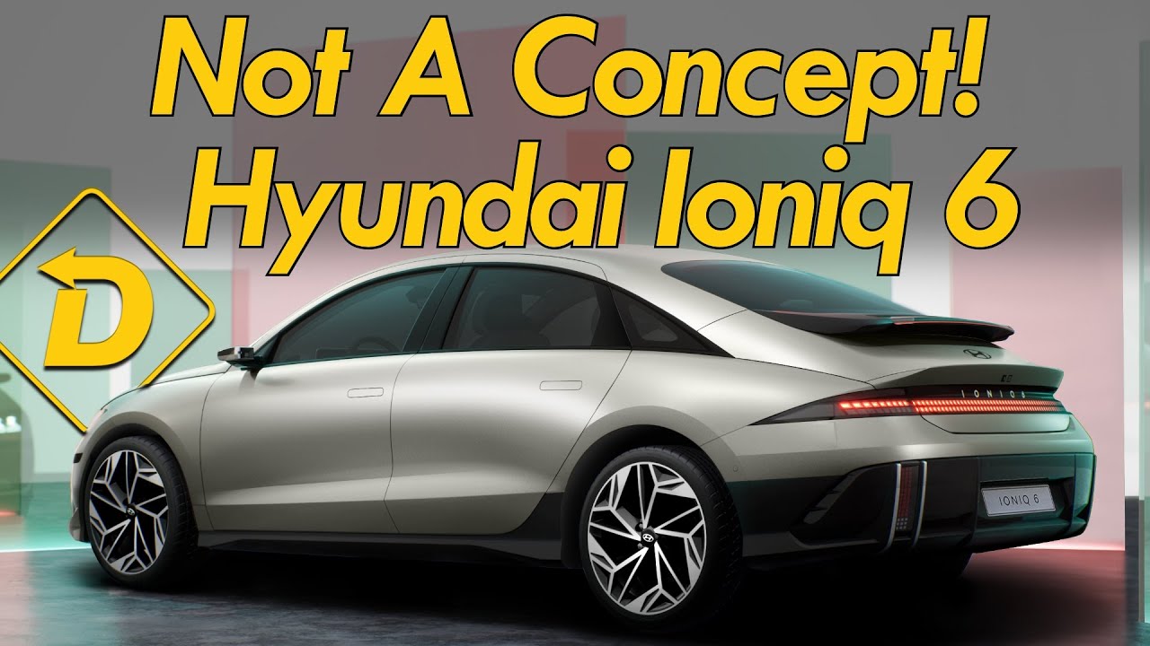 ⁣First Look! The 2024 Hyundai Ioniq 6 EV Is A Concept Car For Your Driveway