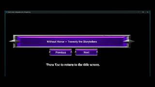 Without Honor ~ Travesty the Storytellers (Paint Curtain: Calligraphic Arm of Hegemony OST)