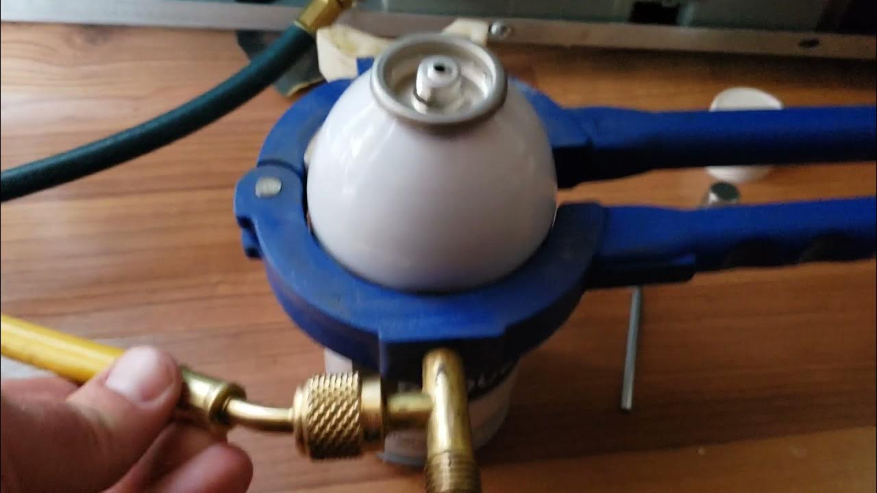 Adding R600a refrigerant in an LG refrigerator YouTube