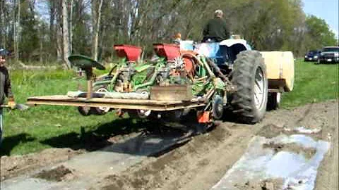 Planting Sweet Corn Under Plastic at Ingersoll Farms