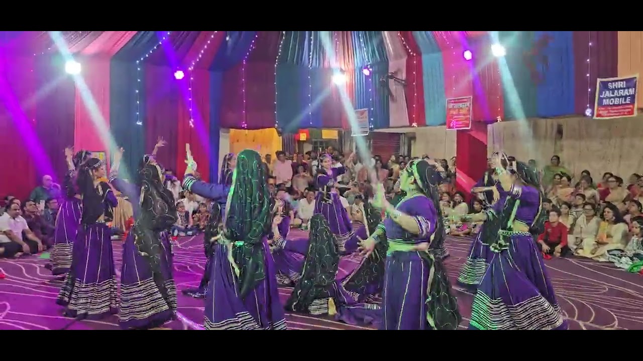 Pradarshan Rass 🤗😁Sharad Purnima 2K25 Rajnandgaon Lohana Mahajanwadi #garba 