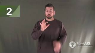 ASL 1 Unit 2 - Number Practice 2.1