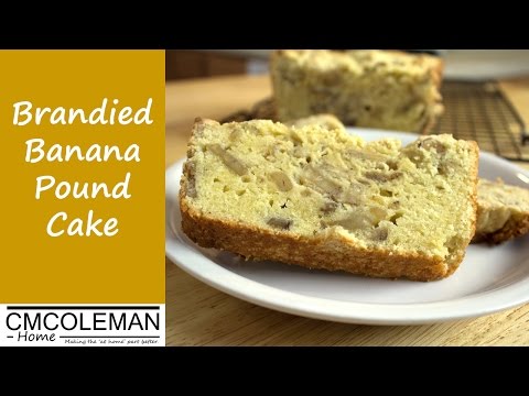 Brandied Banana Pound Cake Recipe