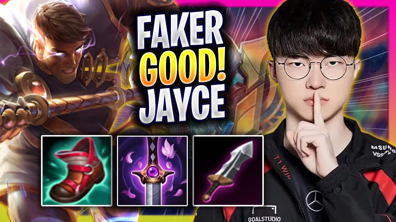 FAKER IS SO GOOD WITH JAYCE! - T1 Faker Plays Jayce MID vs Aurora ...