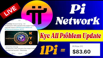 Boom 💥 | Pi Network Kyc All Problem Solution Update 🤯🤩 | 1Pi Value = $83.60 🤑🎉 #bitcoin #crypto #pi
