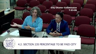 July 23, 2026 New Ulm City Charter Commission Meeting