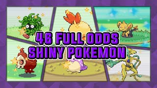 46 LIVE Full Odds Shiny Pokemon - 2022 Compilation