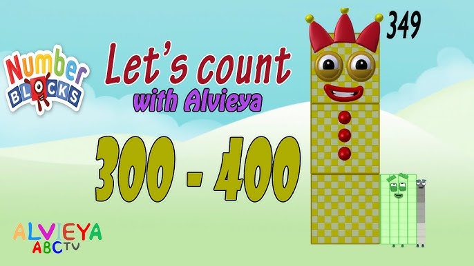 Tall And Yellow Numberblocks 300 Counting Up To 400 Youtube