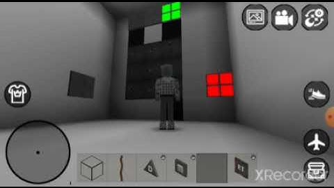 Mini block craft password door