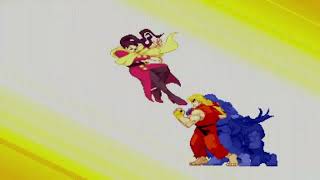 Street Fighter Alpha 2 - Long play - Revenge on Mr Bison and Boss Fight. Super Art Finish