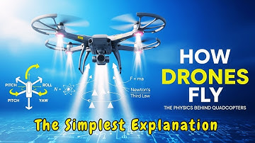 How Drones Fly | The Physics Behind Quadcopters Explained