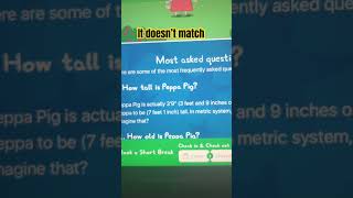 Peppa height