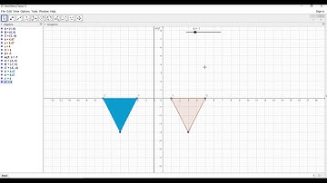Reflection using slider in geogebra by Shishir Devkota
