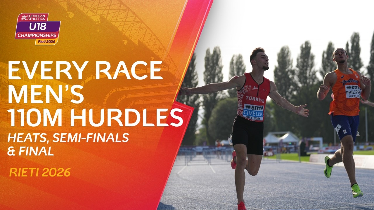 EVERY Race Men's 110m Hurdles | European Athletics U18 Championships 2026