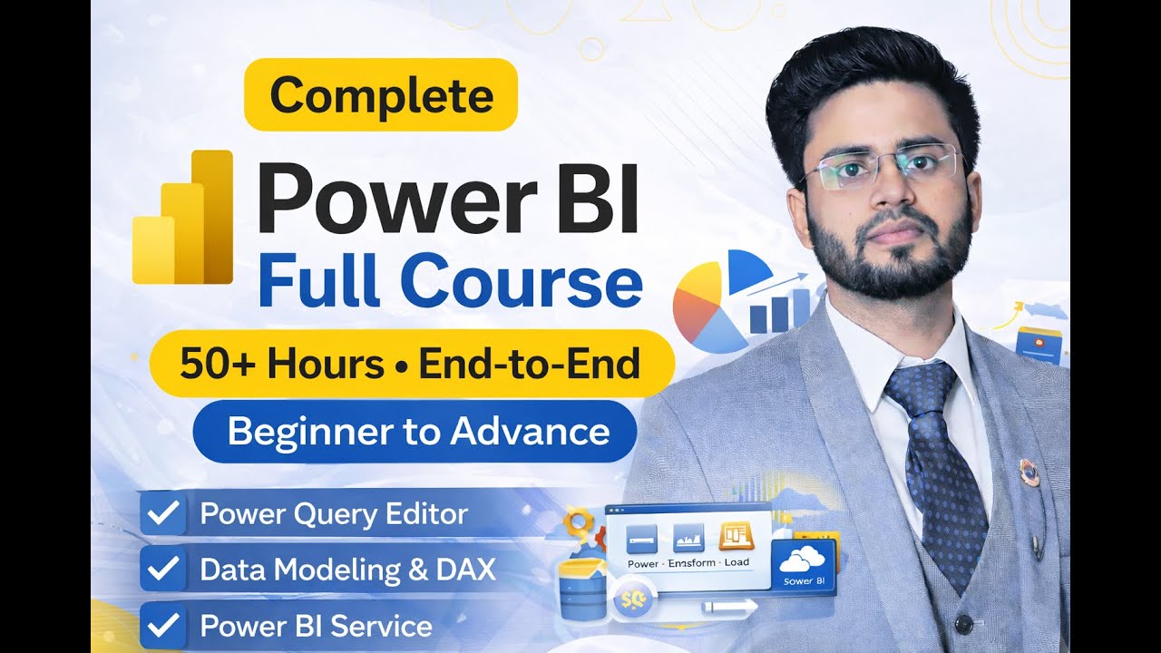 Power BI Full Course (50+ Hours ) | Day 1 | Introduction to Power BI for Data Analysts & Developers