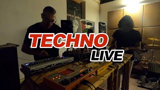 Techno Live - Modular Synth + Behringer RD-9 + Roland D2 + SOMA Lyra8