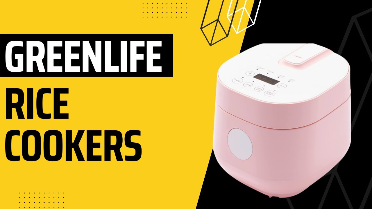 GreenLife Rice Cooker, Yellow