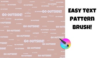 Krita 5.2.9 – Turn Text into a Repeated Pattern! | How to Make a Text Pattern Brush😲