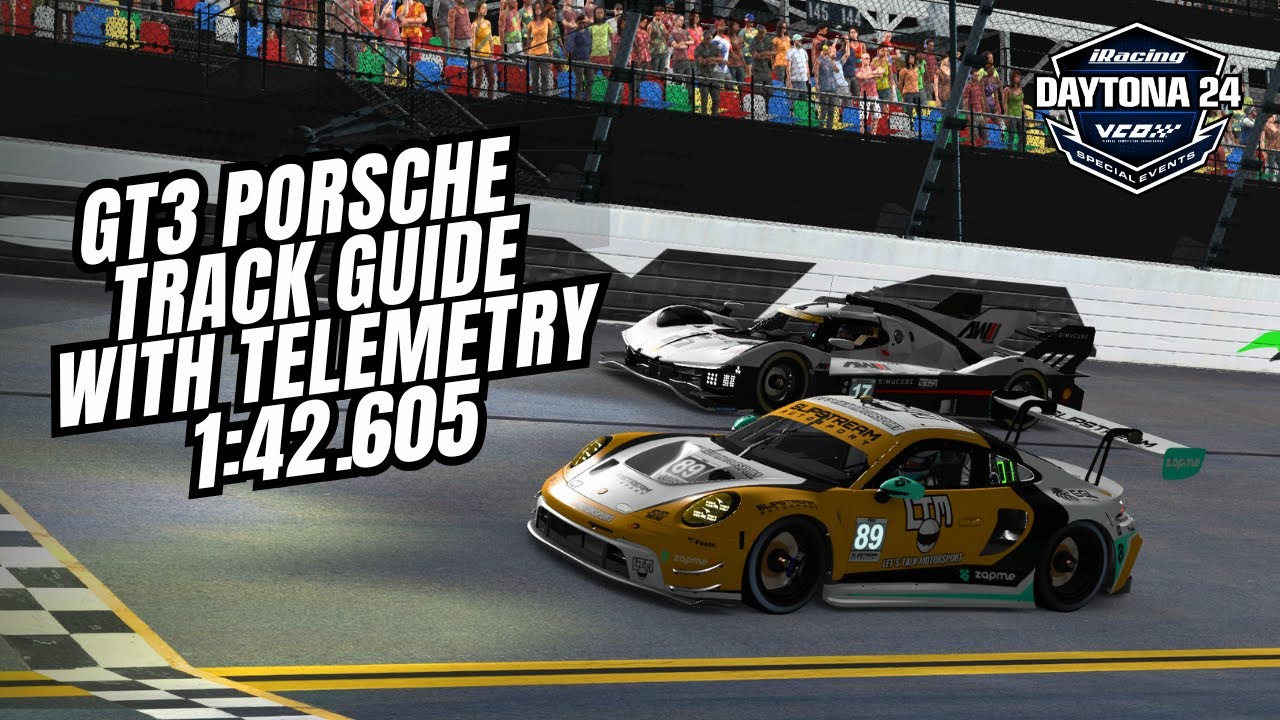 iRacing Porsche GT3 Daytona Road Guide 