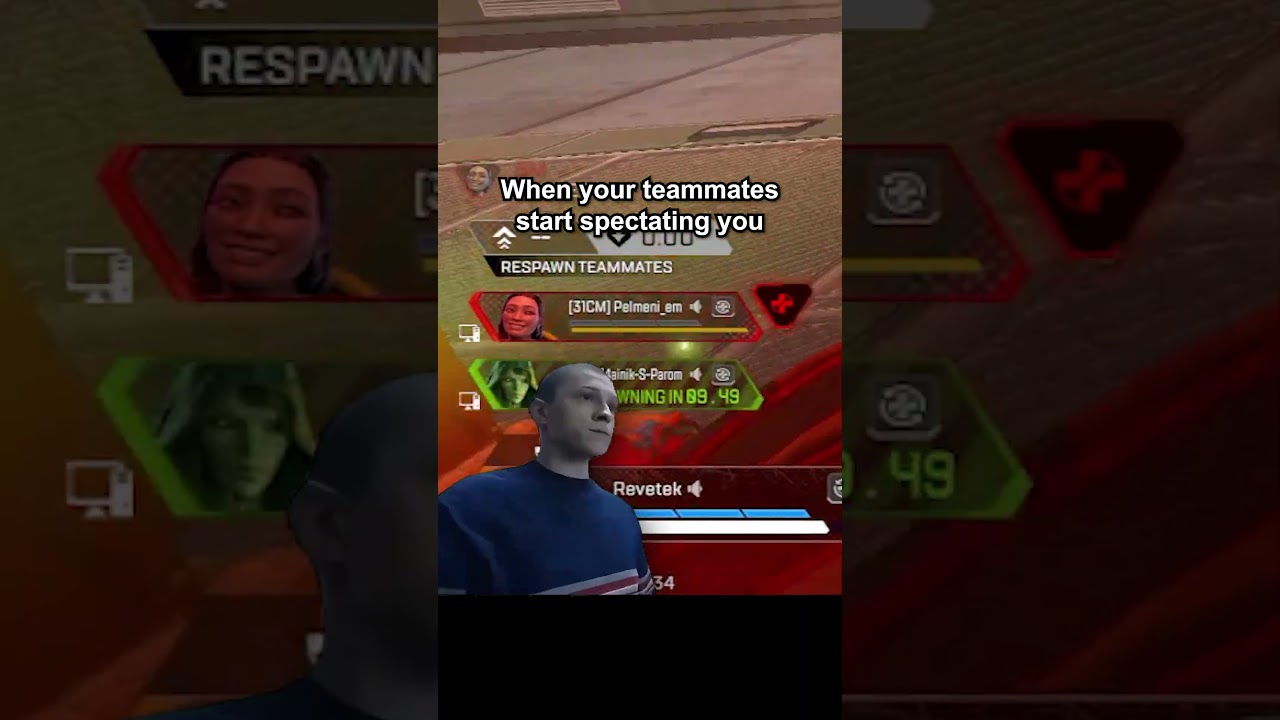 When your team spectates you... #apexlegends #shorts