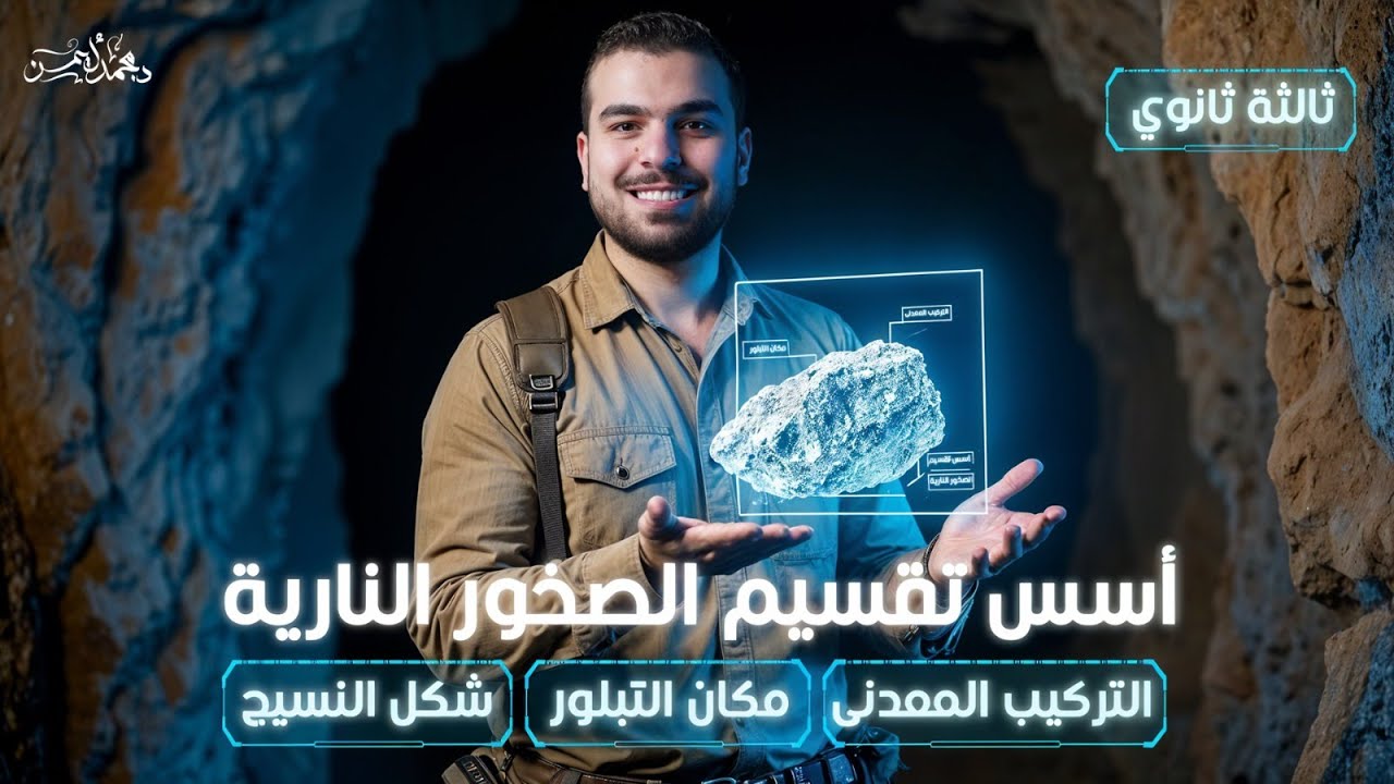 تقسيم الصخور النارية - محاضرة 9 جيولوجيا 🚨🖤