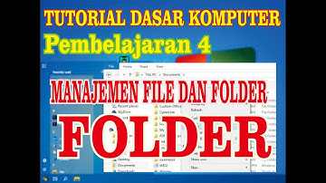 Manajemen File dan Folder pada Windows 7 (Vidio Pembelajaran teknologi Informasi dan Komunikasi)