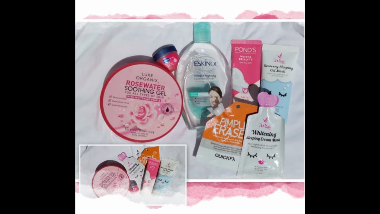 Basic Skin Care using Luxe Organix Rosewater Soothing Gel |time-lapse video