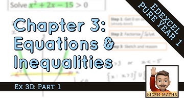 Equations & Inequalities 3 • Set Notation • P1 Ex3D • 🤖