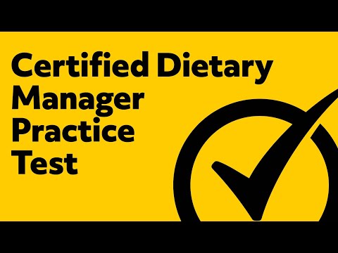 Certified Dietary Manager