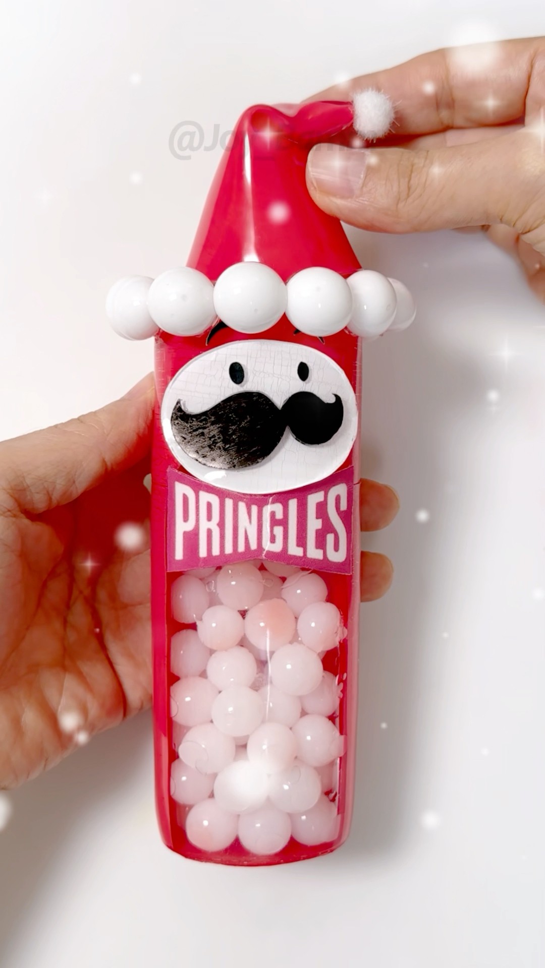 ?Pringles Santa Squishy DIY with Nano Tape! #Orbeez